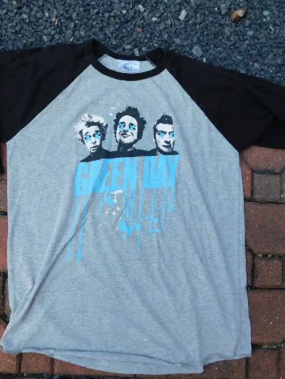 Green Day Band Raglan Shirt Adult Size Medium